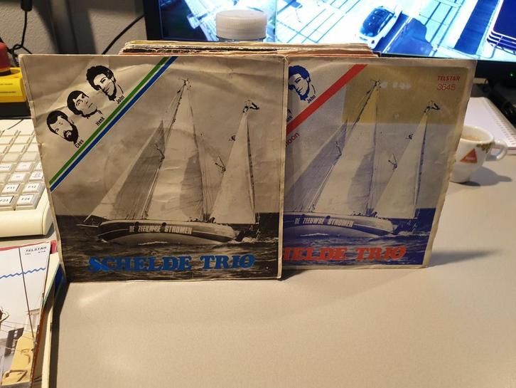 Schelde Trio - De Zeeuwse Stromen, 2 aanwezig  (f8), Cd's en Dvd's, Vinyl Singles, Gebruikt, Nederlandstalig, Ophalen of Verzenden