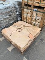 Brasil yellow flagstones, Nieuw, Ophalen of Verzenden, Terrastegels, Natuursteen
