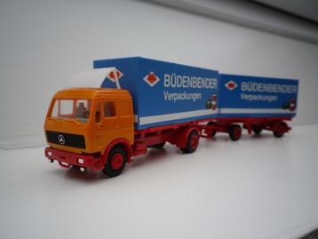 Herpa Mercedes ng wisselbak combi Buedenbender. beschikbaar voor biedingen