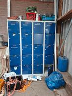 Metalen Locker Kast - 20 Vakken, Ophalen, Gebruikt, Industrieel