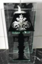 Waxinelicht spiegel met lampekap, Nieuw, Minder dan 25 cm, Ophalen of Verzenden