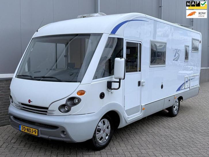 Fiat 244 Bürstner i690 camper airco garage GEWELDIG (2004), Caravans en Kamperen, Campers, Bedrijf, tot en met 4, Fiat, Diesel