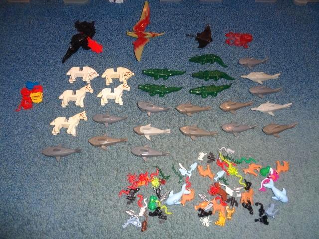 Partij H261=Lego dieren,ect, Kinderen en Baby's, Speelgoed | Duplo en Lego, Gebruikt, Lego, Losse stenen, Ophalen of Verzenden