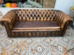 Chesterfield bank 2,5-zits, Ophalen, Gebruikt, Driepersoons, Leer