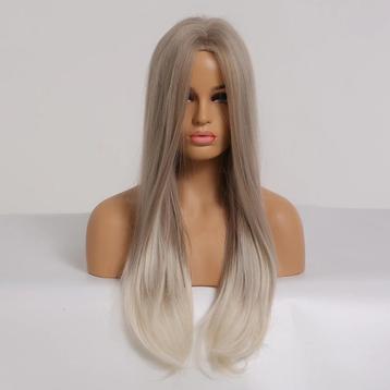 Lange Gemengde Blonde Pruik Haren Dames Vrouwen Ombre beschikbaar voor biedingen