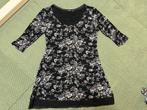 Enjoy tuniek/jurk zwart- wit mt. XXL, Zwart, Maat 46/48 (XL) of groter, Enjoy, Ophalen of Verzenden