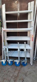 Nieuwe rolsteiger Werkhoogte 7 mtr 90 cm breed, Doe-het-zelf en Verbouw, Steigers, Ophalen of Verzenden, Nieuw