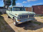 Ford F-250 1971 Camper special, XLT V8 Pick-Up truck, Auto's, 6391 cc, 8 cilinders, Leder en Stof, Overige kleuren
