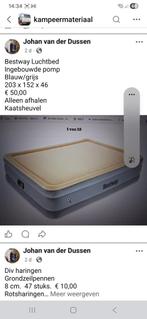 Bestway luchtbed, Ophalen, Ingebouwde pomp, Zo goed als nieuw, 2-persoons