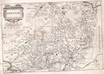 "Drentiae" - Provincie Drenthe kaart kopergravure ca. 1660, Ophalen of Verzenden