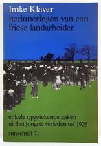 Imke Klaver-Herinneringen van een  Friese landarbeider, Gelezen, 19e eeuw, Ophalen of Verzenden, Imke Klaver