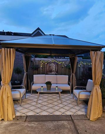 Paviljoen / partytent met hard dak nieuw 3 x 3 NOG 3 beschikbaar voor biedingen