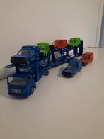 Renault P TT Autotransporter met 6.ptt auto.s, Hobby en Vrije tijd, Modelauto's | 1:50, Verzenden, Zo goed als nieuw, Bus of Vrachtwagen