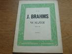 Brahms walzer opus 39 - piano, Gebruikt, Klassiek, Ophalen of Verzenden, Artiest of Componist