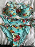 Tropische Bikini 85D/42, Kleding | Dames, Badmode en Zwemkleding, Verzenden, Zo goed als nieuw, Blauw, Bikini