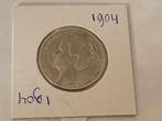 Prachtige Zilveren gulden 1904 wilhelmina, Ophalen of Verzenden, Koningin Wilhelmina, 1 gulden