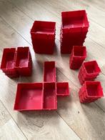 Set rode bakjes/lade organizers, Huis en Inrichting, Kasten | Overige, Ophalen, Nieuw