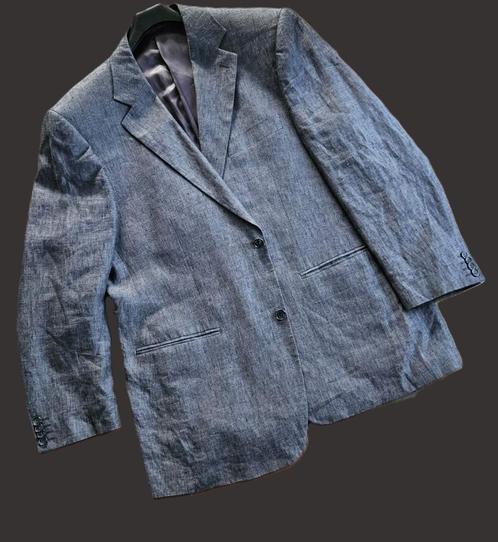 linnen blazer van Rover & Lakes maat L/XL, Kleding | Heren, Kostuums en Colberts, Zo goed als nieuw, Maat 56/58 (XL), Grijs, Ophalen of Verzenden