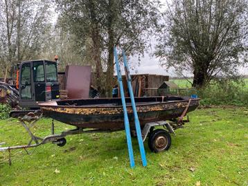 Houten peddels roeispanen riemen voor roeiboot of visboot beschikbaar voor biedingen