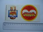 sticker SNOR Fris met schuim erop kind bier retro 1979, Verzamelen, Stickers, Overige typen, Zo goed als nieuw, Verzenden