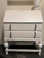 Houten kast / secretaire wit izgs, Ophalen, Zo goed als nieuw