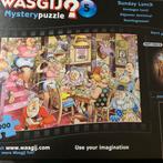 WASGIJ. PUZZEL 1000stukjes, Hobby en Vrije tijd, Denksport en Puzzels, Ophalen, 500 t/m 1500 stukjes, Zo goed als nieuw