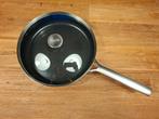 Hapjespan met deksel, Huis en Inrichting, Keuken | Potten en Pannen, Ophalen, Gebruikt, Rvs, Koekenpan of Braadpan