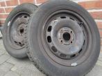 set van 4 winterbanden met stalen velg Ford Fiesta (2016), Auto-onderdelen, Banden en Velgen, Ophalen, 14 inch, Gebruikt, 175 mm