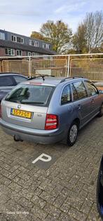Skoda Fabia 1.4 Combi 55KW 2004 Grijs, Auto's, Skoda, Voorwielaandrijving, 74 pk, Zwart, 4 cilinders