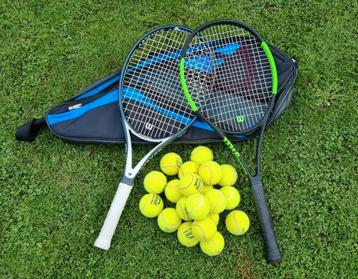 Wilson Blade SW104 Autograph & Artengo racket te koop! beschikbaar voor biedingen