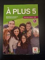 Frans boek à plus 5 inclusief CD - Zo goed als nieuw!, Boeken, Studieboeken en Cursussen, Ophalen of Verzenden, Zo goed als nieuw
