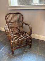 Vintage Rotan Kinderstoel, Huis en Inrichting, Stoelen, Gebruikt, Bruin, Riet of Rotan, Ophalen of Verzenden