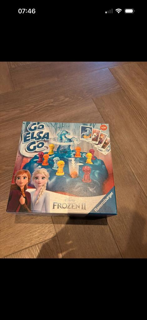 Frozen 2 Go Elsa Go spel Ravensburger, Hobby en Vrije tijd, Gezelschapsspellen | Kaartspellen, Zo goed als nieuw, Ophalen of Verzenden