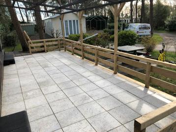 Gratis 20m2 Terazzo terras tegels wit 40x40cm beschikbaar voor biedingen