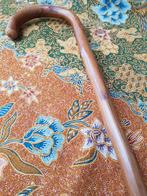 Mooie antieke wandelstok uit Engeland van palmhout 88,5 cm., Ophalen of Verzenden