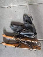 Nostalgie. Friese doorlopers met schoenen. Houtjes, Antiek en Kunst, Ophalen of Verzenden