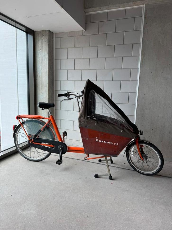 Bakfiets, Fietsen en Brommers, Fietsen | Bakfietsen, Gebruikt, Overige merken, 2 kinderen, Huif, Ophalen