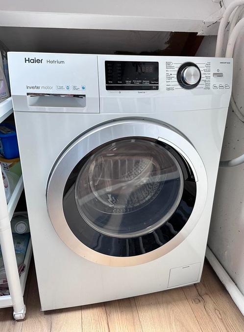 Haier Hatrium Inverter motor wasmachine - werkt nog steeds, Witgoed en Apparatuur, Wasmachines, Gebruikt, Voorlader, 6 tot 8 kg