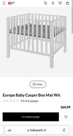 Nieuw: Box baby Casper Wit (2x te koop zie tekst €65 en €45), Kinderen en Baby's, Boxen, Nieuw, Rechthoekig, In hoogte verstelbaar