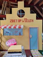 Opbouw versierde wagen - Zoet op Wielen, Ophalen, Gebruikt, Versiering
