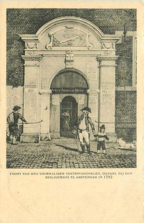 (381-489-025) Amsterdam Poort voormaligen voetboogsdoelen, Verzamelen, Ansichtkaarten | Nederland, Noord-Holland, Verzenden