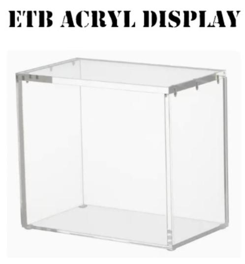 ETB acryl display, Hobby en Vrije tijd, Verzamelkaartspellen | Pokémon, Nieuw, Overige typen, Ophalen of Verzenden