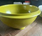 Vintage groene Tupperware vergiet met ruiten deksel, Huis en Inrichting, Keuken | Tupperware, Ophalen of Verzenden