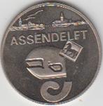 Penning 1 Zaanse Klop 25 Jaar Zaanstad - Assendelft, Postzegels en Munten, Ophalen of Verzenden, Overige materialen, Nederland