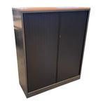 Ahrend Roldeurkast Antraciet Zwart Beuken 145 x 120 x 45