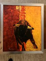 Schilderij olieverf op doek stier Berend Pasman, Antiek en Kunst, Ophalen of Verzenden