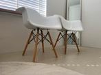 Witte Kuipstoelen - Set van 2, Huis en Inrichting, Stoelen, Kunststof, Twee, Wit, Ophalen of Verzenden