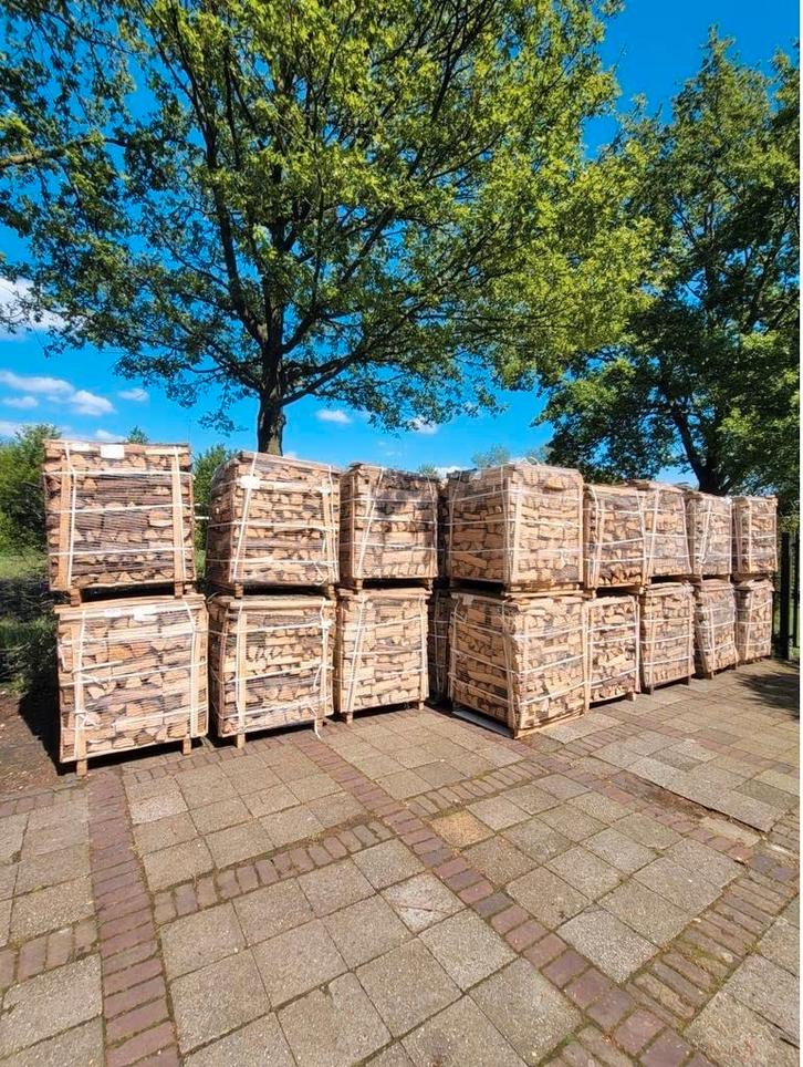 "AKTIE" BUITEN GEDROOGD OPENHAARDHOUT EIK, Tuin en Terras, Haardhout, Blokken, 6 m³ of meer, Ophalen