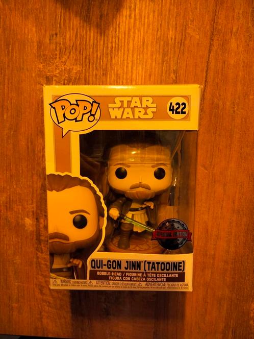422 Qui Gonn Jinn Tatooine Special Edition Funko Pop, Verzamelen, Poppetjes en Figuurtjes, Zo goed als nieuw, Ophalen of Verzenden