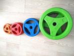 Tunturi Aerobic Plates Rubber 2x10KG 2x2.5kg 2x1.25kg 2x0.5, Ophalen of Verzenden, Zo goed als nieuw